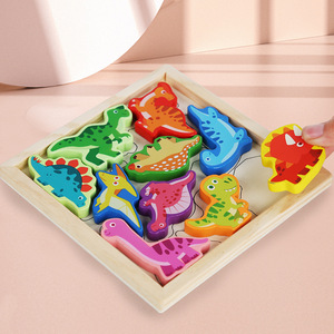 Juguete de madera para bebés, otros juguetes educativos, rompecabezas de dibujos animados, rompecabezas 3D de madera para niños, regalos para niños - Product Image 4