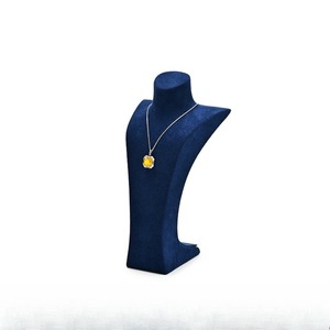 Custom Portrait neck necklace <b>display</b> stand, microfiber store jewelry stand, portrait model necklace pendant stand - Product Image 2