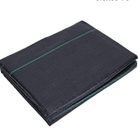 Tapis de contrôle des mauvaises herbes agricoles en Pp noir, 85 g/m², couverture de sol en Pp, tapis de mauvaises herbes en rouleau pour serre de jardin