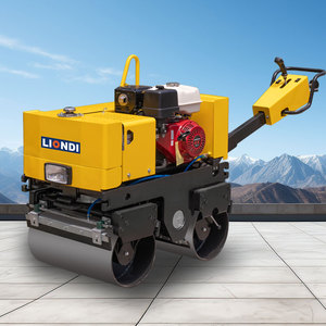 รถบดถนนระบบไฮดรอลิกแบบสั่นคู่ขนาดพกพา800กก. พร้อมเครื่องยนต์ดีเซลระบายความร้อนด้วยอากาศ - Product Image 3