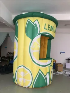 Factory Supplies Commercial Promotions Event Party Blowup Lemon Drink Kiosk Inflatable Concession Stand Booth Lemonade Tent - Product Image 3