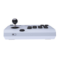 Joystick 360 équipé de haute précision avec éclairage RVB pour bâton de combat d'arcade