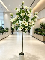 Neue Umweltfreundliche Hochwertige Dekoration für Haus, Garten und Hochzeit: Künstlicher Magnolien-Orchideenbaum für Innen- und Außenbereich