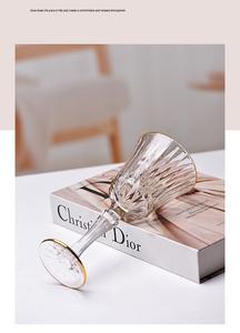 Calice in Vetro Senza Piombo con Bordo Dorato di Kaly's Classic Drinkware, Capacità 255 ml, Ideale per Brandy, Vino e Feste - Product Image 3