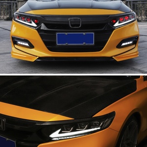 Conjunto de Faros Delanteros TYPY Modificados, Lente Bi-óptica LED Completa, Señal de Giro Secuencial, Apto para Honda Accord Décima Generación 2018-2021 - Product Image 3