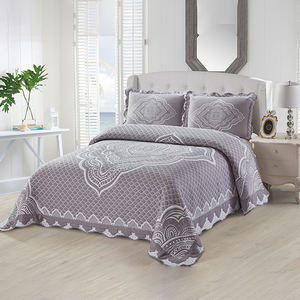 Set di coperte trapunte Jacquard Premium da Hotel a 5 stelle di lusso per casa matrimonio ospedale 2 Set di biancheria da letto in poliestere - Product Image 1