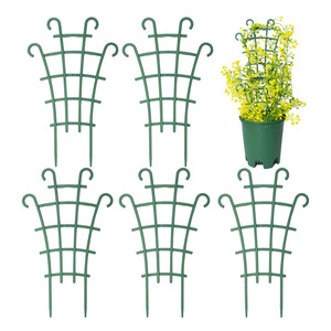 Pot de fleur d'escalade de poteau de <span class=keywords><strong>support</strong></span> de vigne de rose de <span class=keywords><strong>lierre</strong></span> vert avec l'outil de jardinage de plaid de corne de mouton pour des fournitures de jardin - Product Image 3