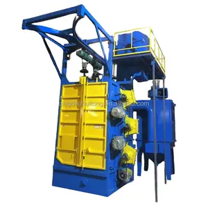 Foundry Cleaning Application Q378 Double Hook Shot Blasting Machine