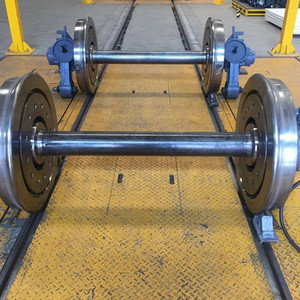 Juego de Ruedas y Ejes de Acero Forjado para Locomotoras de Carga Pesada, al Mejor Precio en China - Product Image 1