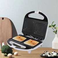 Mini gaufrier électrique professionnel de ménage de fabricant de sandwich d'acier inoxydable
