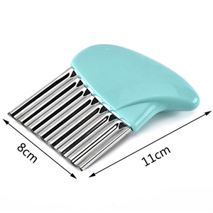 Stainless Steel Wavy Crinkle Vegetable <strong>Potato</strong> <strong>Chopper</strong> Slicer - Product Image 2