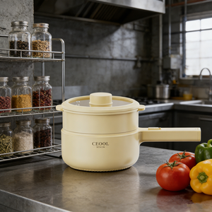 Marmite électrique 1,5 L-Idéal pour les ragoûts, les soupes et autres appareils ménagers en gros Pot à nouilles électrique multifonctionnel - Product Image 1