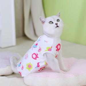 Esterilización de gatos Ropa quirúrgica Cachorro Gato Recuperación Traje de destete Mascota Herida abdominal Traje ceñido Anti-Lamer Onesies para perros - Product Image 5