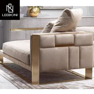 Muebles de dormitorio de lujo, cama italiana tapizada moderna de cuero genuino con cabecero extendido, cama de cuero blanco tamaño king - Product Image 2