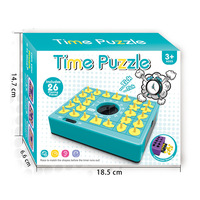 Nouveau design, jeu de puzzle interactif éducatif parent-enfant, jeu de concentration, jeu de correspondance de temps, jouet sensoriel anti-stress