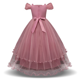 Long Elegant Prom Gowns Teenagers Dresses for Girl Children Party Clothing Kids Evening Formal Dress for Bridesmaid Wedding - Product Image 6