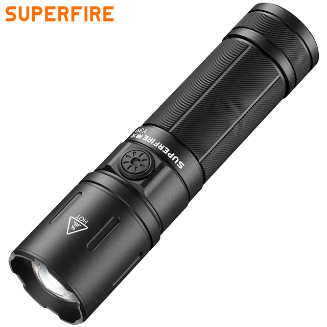 2026 Trending USB Rechargeable LED Torch Flashlight Premium Quality Promotional Powerful Handheld Emergency Light Long Lasting