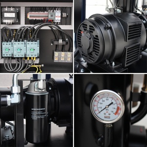 Compresseur d'air portable tout-en-un 7,5-30 CV 8-16 bars, avec sécheur intégré, lubrification sans huile et conception silencieuse - Product Image 2