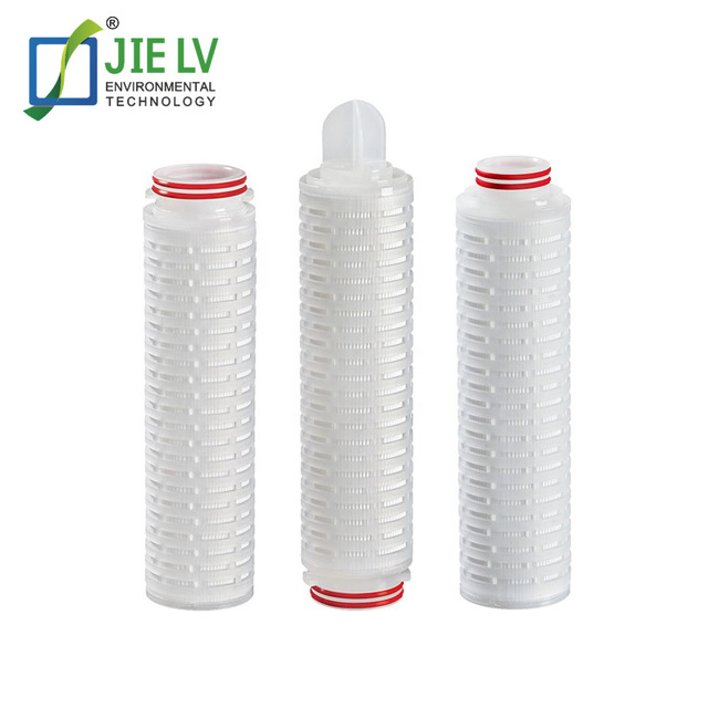Jielv Filter PP Pleated Water Filter Cartridge 0.1-50 Micron 2000L/Hour for Industrial RO Water Purification Liquid Filtration