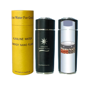 Thép không gỉ 304 Alkaline năng lượng <span class=keywords><strong>Flask</strong></span> cách điện chai nước với <span class=keywords><strong>Tourmaline</strong></span> năng lượng <span class=keywords><strong>Nano</strong></span> thủy tinh Nước biểu tượng tùy chỉnh - Product Image 2