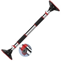 Barre de traction DR en métal et mousse pour cadre de porte – Portable, usage domestique, multifonctionnelle pour dips et entraînement de force, capacité de charge 100-150 kg