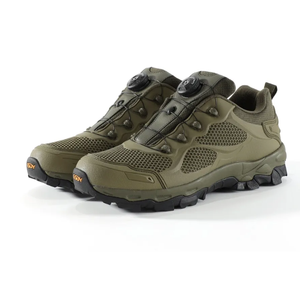 Chaussures tactiques d'entraînement sportives d'été DFE01 pour activités extérieures avec empeigne en maille respirante et système de laçage rapide à verrouillage/déverrouillage - Product Image 2