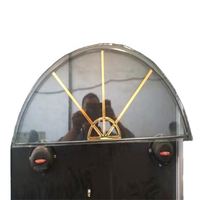Ventana Arqueada Fija Moderna 2022 ROCK, Venta al por Mayor de Fábrica, con Rejilla de Aluminio y Plástico para Uso en Hoteles