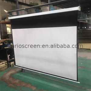 mano hacia abajo pantalla del proyector autobloqueo blanco mate claro hd 4k oficina escuela <span class=keywords><strong>cine</strong></span> manual 120" 4: 3 - Product Image 5