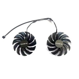 85MM 4PIN PLD09210S12HH T129215SU para Gigabyte Geforce GTX 1050 1050TI 1060 1070 1070TI <span class=keywords><strong>Radeon</strong></span> <span class=keywords><strong>RX</strong></span> 570 580 470 <span class=keywords><strong>480</strong></span> G1 - Product Image 3