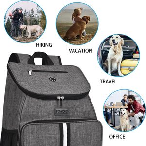 Mochila de Viaje para Perros de Muestra Gratuita, Bolsas de Viaje para Perros Aprobadas por Aerolíneas, Suministros para Bolsas de Pañales para Cachorros, Camping para Mascotas - Product Image 4