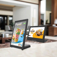 OEM 8/10/14/15 pulgadas L-Shape Touch Lcd Digital Signage Pantallas Publicidad Comentarios de los clientes POE NFC Desktop Android Tablet