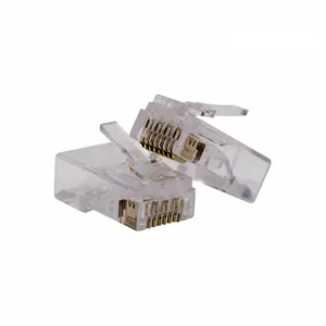 3 prong 8P8C Mạng Keystone Modular cắm Cat6 RJ45 kết nối