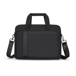 Sac pour ordinateur portable en tissu Oxford imperméable, mallette d'affaires portable, pochette pour homme, mallettes imperméables personnalisables pour femme avec logo - Product Image 1