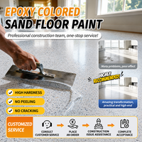 Peinture de sol époxy auto-nivelante à haute dureté certifiée RoHS, finition lisse pour sols d'ateliers industriels