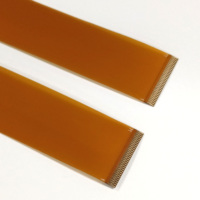 Kabel FFC Kuning Pitch 0.3mm A/A A/B 31P 51P 61P 67P untuk Modul Layar LCD LVDS