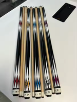 Harga Grosir Promo Terbaik Tongkat Biliar Berkualitas Tinggi Maple Shaft 13 Tip 1/2 Joint  Tongkat Pool Cue Stick Billar