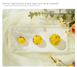 Thé aux herbes chinoises au <span class=keywords><strong>jasmin</strong></span> avec de magnifiques fleurs comestibles, thé spécial sain en différentes sortes de boules de thé fleuri - Product Image 3