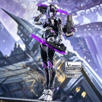 Meili Infinite (Marque M) M66337 Édition Blackout Ashe Roi de la Jungle Alci Alsie Figurine en plastique à assembler Mecha League of Legends