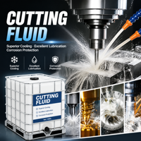Fluide de coupe semi-synthétique hydrosoluble pour l'usinage CNC de l'aluminium et de l'acier, huile de refroidissement