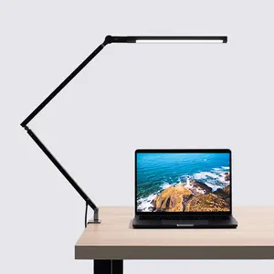 LED מתקפל פשוט ארוך זרוע שולחן מנורת 3 תאורה Stepless עמעום בהירות עין אכפתיות מצבי LED מנורת שולחן