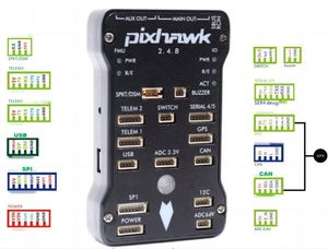 Pixhawk 2.4.8 avec Wifi V2.0 Package C pour <span class=keywords><strong>drone</strong></span> et contrôleur de <span class=keywords><strong>simulateur</strong></span> de <span class=keywords><strong>vol</strong></span> - Product Image 5