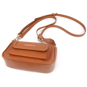 Women PU Leather Shoulder Bag <b>Small</b> Crossbody <b>Purse</b> Casual Handbag With Front Pocket For Daily Use - Product Image 4