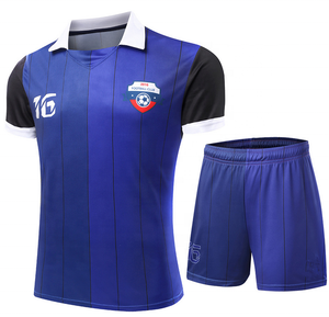 Người Đàn Ông Cổ Điển Retro cổ áo giá bán buôn bóng đá Áo sơ mi bóng đá Jersey tùy chỉnh thăng hoa - Product Image 3