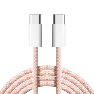 สายชาร์จเร็ว PD 60W USB C to USB C ความยาว 1 ม./2 ม. สายถักไนลอน สำหรับ MacBook/iPhone 17 16 15/<span class=keywords><strong>Samsung</strong></span> OEM/ODM ขายส่ง - Product Image 6