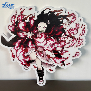 Papan Busa PVC Anime Pink Desain Kustom Bentuk Ukuran Cetak HD Tahan Air Lucu Kartun Foamex untuk Dekorasi Kamar Hadiah - Product Image 2