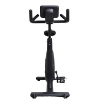 Bicicleta de Spinning Magnética K-FIT GSP2303 con Pantalla LED, Volante de Inercia de 18 kg, Transmisión por Correa Autoalimentada, Consola Bluetooth, Ciclismo Indoor