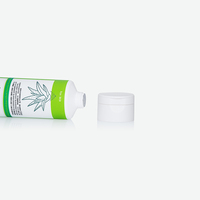 Tubo de PE Médico Personalizado con Gráfico de Aloe, Tubo Delgado y Suave con Tapa de Rosca Redonda para Apósito de Polietilenglicol