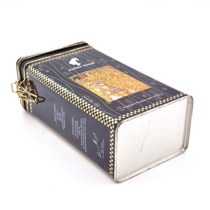 Hộp Thiếc Trà Kín Khí Hình Chữ Nhật In Tùy Chỉnh Hộp Đựng Thiếc Kim Loại Cà Phê Có Khóa Cài Kim Loại - Product Image 5