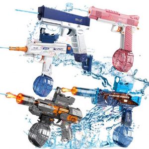 Pistola de Agua Eléctrica para Adultos, Pistola de Agua Automática y Manual con Luces, Juguetes de Verano para Niños, Alcance de 32 Pies - Product Image 4