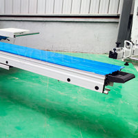 Scie à table circulaire horizontale automatique électrique de précision F45C pour le travail du bois, avec moteur 5,5 kW, facile à utiliser